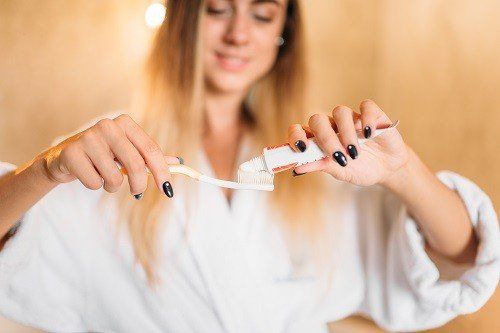 dry toothpaste